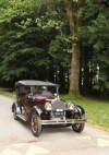 Camillus Ryan at the wheel of his 1926 Pontiac, which won concours in both his category and overall