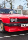 Atlones own David O Learys 1984 Capri  cloaked a 24V Cosworth engine under the bonnett. Bang Tidy or what!